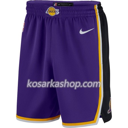 Los Angeles Lakers Muška Kratke hlače Ljubičasta Nike 2018-19 Swingman